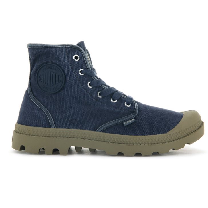 Bottes Palladium Pampa Hi Homme Bleu Marine | FR RHW846U